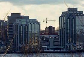 FOR NOUSHIN STORY:
A crane is seen in Halifax Thursday February 10, 2020. For story on city growth.

TIM KROCHAK PHOTO