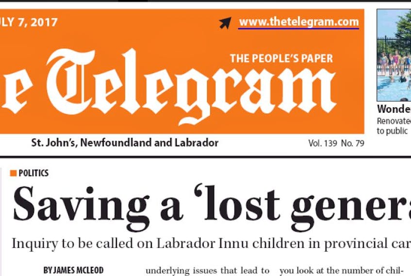 The Telegram print edition is delayed this morning.