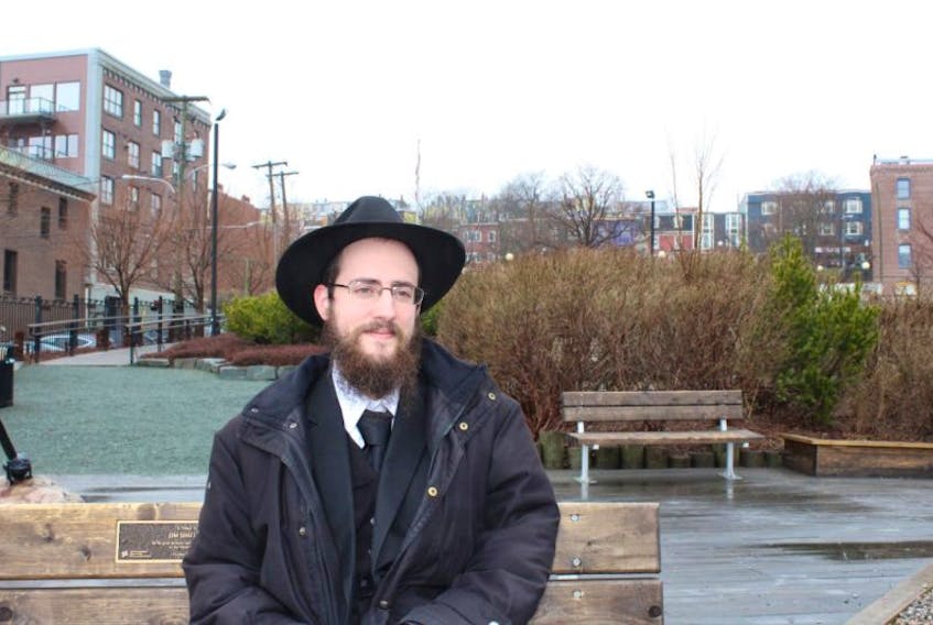 Rabbi Chanan Chernitsky was ordained as a rabbi five years ago but this is the first time he will be practising in the community.