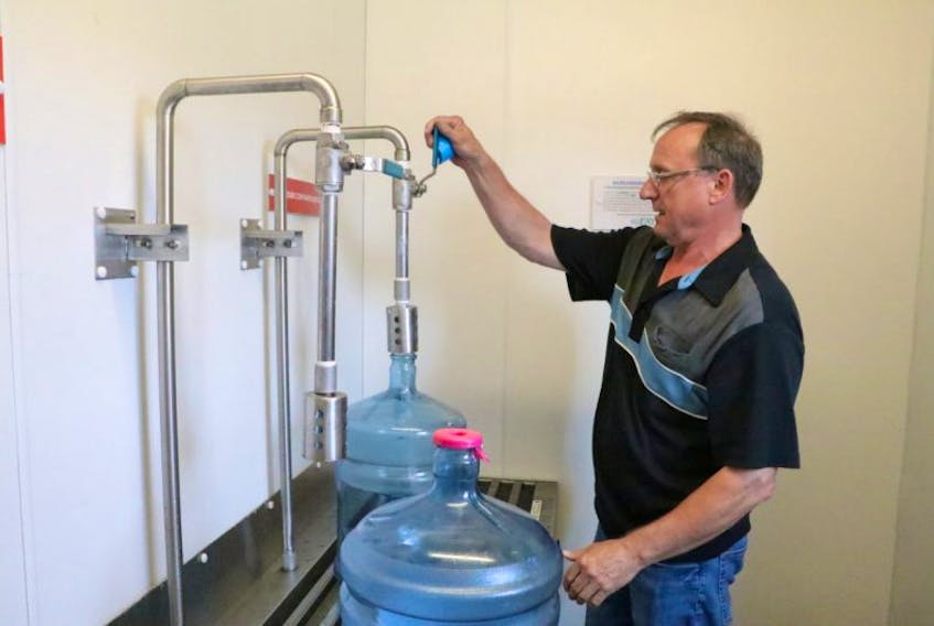 Bell Island resident Ross Blundell said the town’s tap water is not good for drinking, so his family depends on the Advanced Drinking Water System that is the subject of controversy in the Town of Wabana.