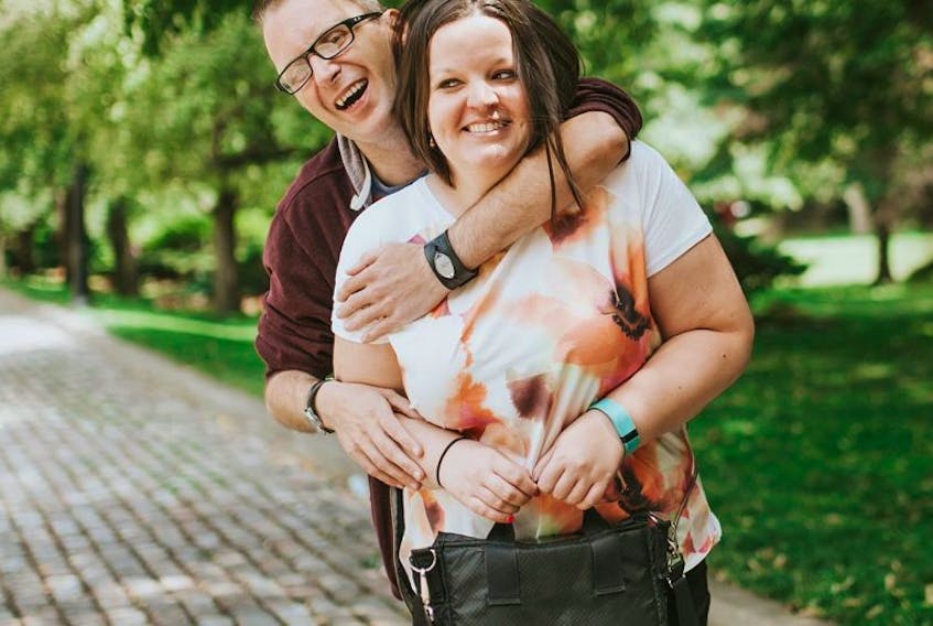 Jamie Wilkinson and Heather Lannon during a photo shoot the couple held in Toronto while they waited for a donor heart for Jamie. Jamie died after unsuccessful transplant surgery May 23.