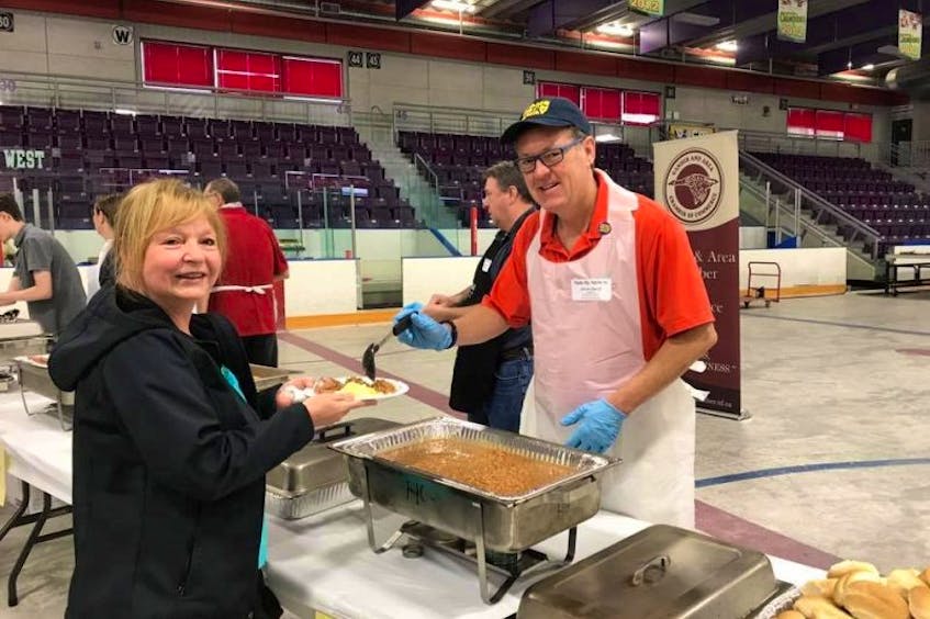 Submitted photo courtesy of Kevin Tuerff
Kevin Tuerff has returned to Gander many times since 9-11, and delights in giving back to local residents with small acts of kindness. Last month he was in town and helped serve breakfast to residents as part of Gander Day celebrations.
