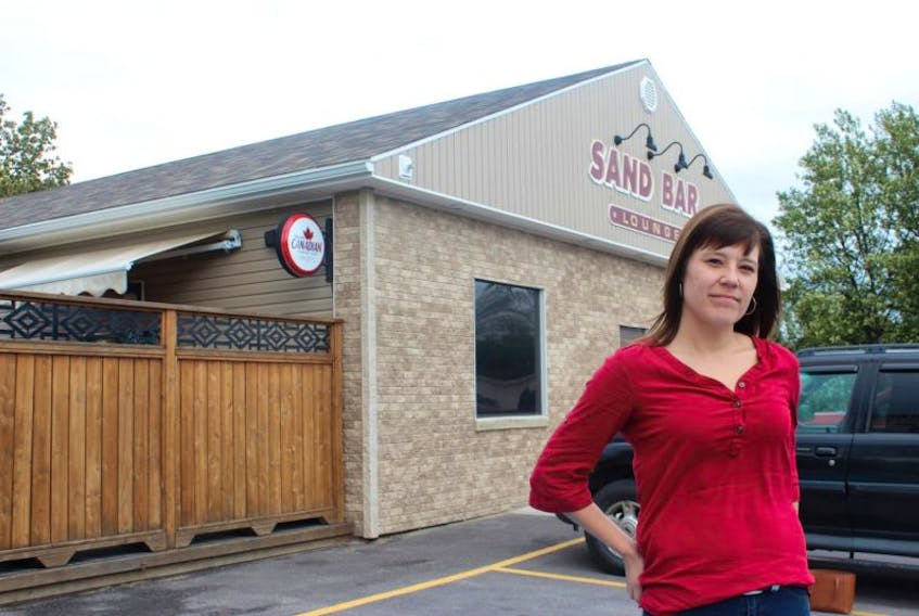 Andrea Pardy was attacked inside the Sand Bar Lounge in Happy Valley-Goose Bay in 2012.