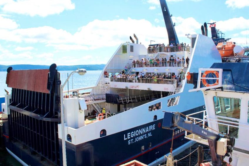 The MV Legionnaire is the new ferry on the Bell Island-Portugal Cove route. 