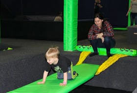 Stephanie Follett was waiting for the Get Air trampoline park in St. John’s to open, to treat four-year-old, Jacob Follett.