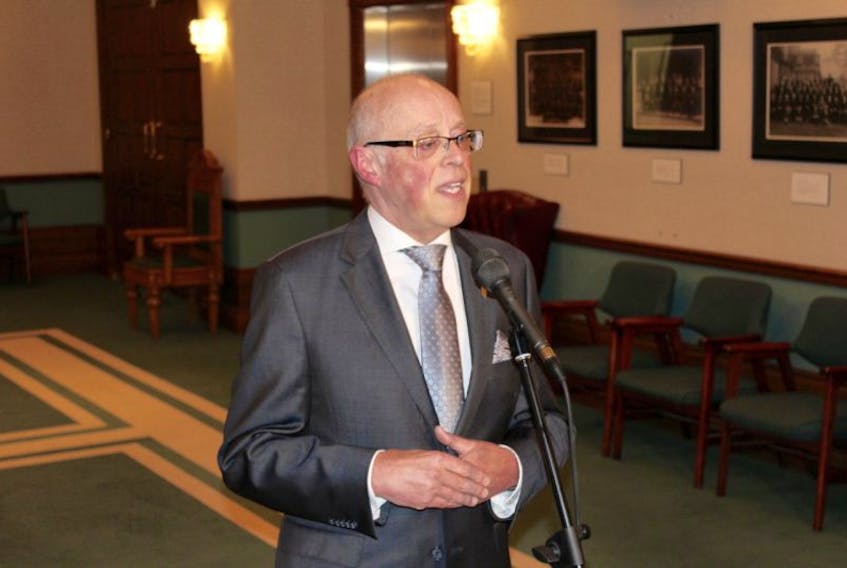 Minister of Health and Community Services John Haggie.