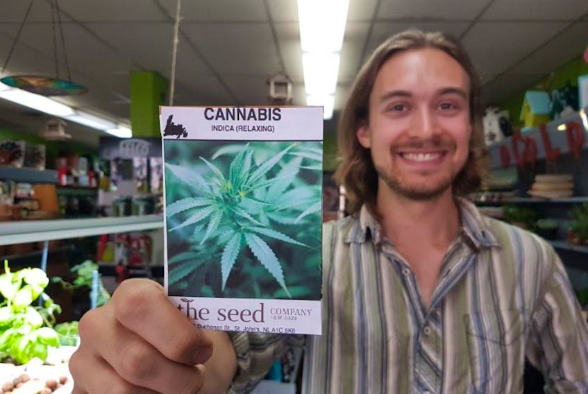 The Seed Company assistant manager Jackson McLean said the company is already working on packaging and plans to sell marijuana seeds starting next year once it’s legalized, along with the hydroponic systems to grow it.