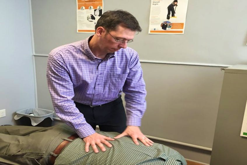 Dr. Darrell Wade, CEO of the Newfoundland and Labrador Chiropractic Association, offers free services two mornings a week to patients who can’t afford care.