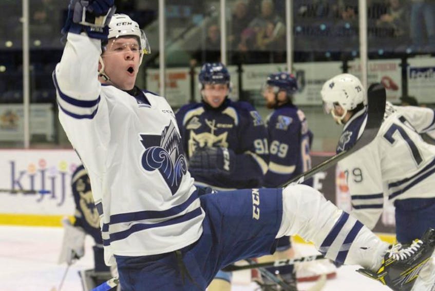 Tyler Boland of St. John’s had 48 goals and 55 assists to lead the Rimouski Oceanic in scoring last season, and finished runner-up in the QMJHL’s scoring race.