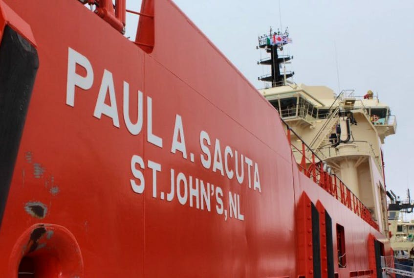 The vessel Paul A. Sacuta honours the former president of HMDC.