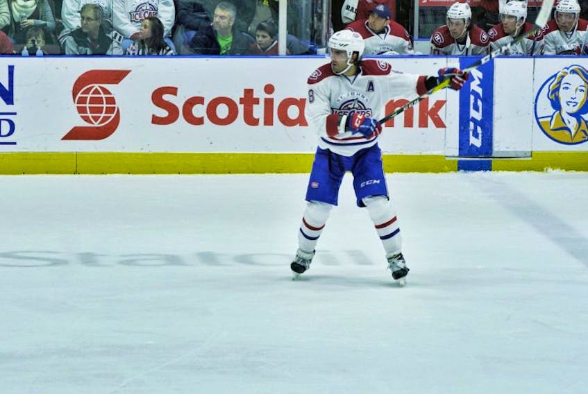 The St. John’s IceCaps could have used Mark Barberio’s shot, but nevertheless will begin a six-game road trip tonight with a strengthened squad.