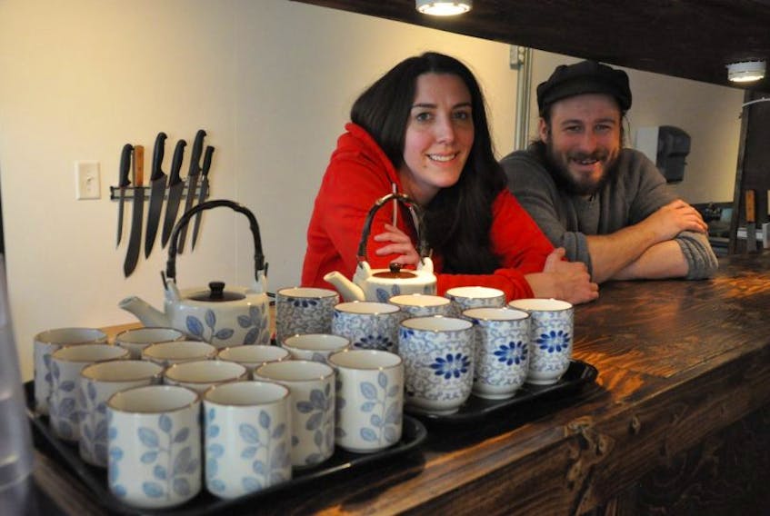 Jasmine Kean and Adam Gallop, owners of Bad Bones Ramen, feel St. John’s was past due for a restaurant serving up the specialty Asian cuisine that’s become popular around the world since the 1990s. The cozy Water Street restaurant is expected to open for business next Monday.