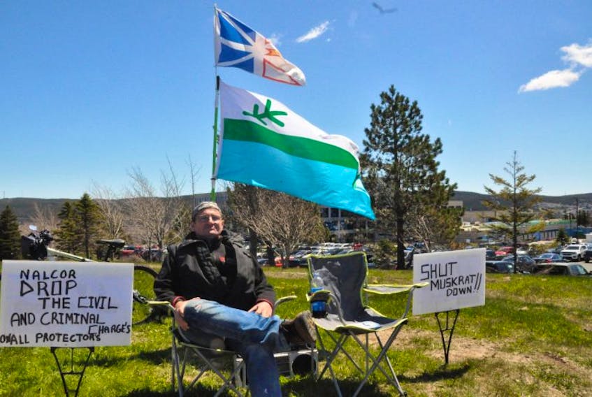 Michael Della Valle will be protesting the Muskrat Falls hydroelectric project outside Nalcor Energy headquarters in St. John’s and the Confederation Building over the next several weeks.