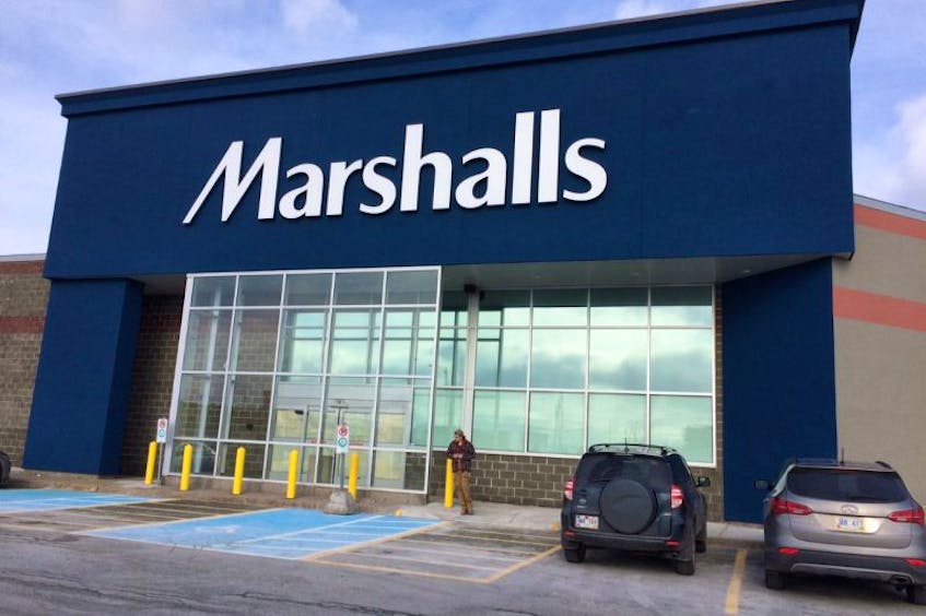 The province's first Marshalls department store will open on Stavanger Drive on March 14. The location was previously occupied by Future Shop.