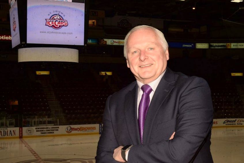 Glenn Stanford ran the St. John’s IceCaps for six years, and prior to that, the St. John’s Maple Leafs for 14 years.