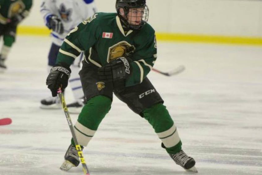 Brett Budgell had a fine rookie season for the London Junior Knights AAA midget team. Budgell could be a top 10 pick in the Quebec Major Junior Hockey League draft in early June.