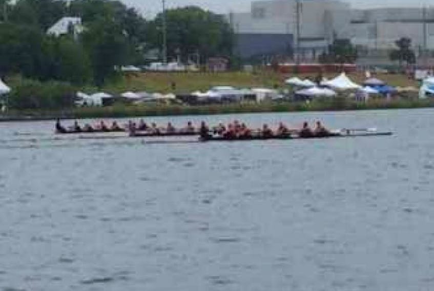 The first race of the 199th running of the Royal St. John's Regatta Wednesday at Quidi Vidi Lake.