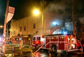 The fire at the historic Majestic Theatre in downtown St. John's is now under control.
