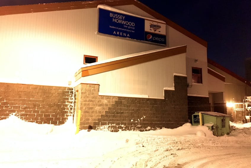 Dozens of children and adults were exposed to high levels of carbon monoxide at the Bussey Arena Friday. Keith Gosse/The Telegram
