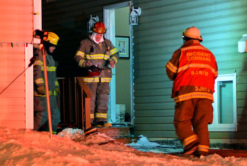 Firefighters made quick work of a house fire in Mount Pearl Wednesday night after they arrived on Lady Ann Place to find a fire in the kitchen area. Keith Gosse/The Telegram