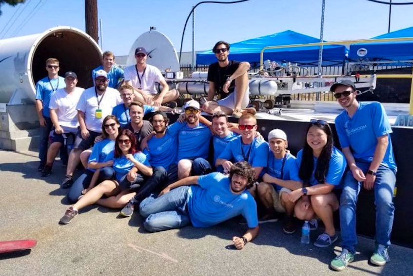 Students from Memorial University, College of the North Atlantic and Boston’s Northeast University teamed up at the SpaceX Hyperloop Pod Competition in California this weekend. The team, called Paradigm Hyperloop, took second prize for speed.