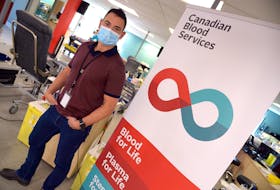 Gordon Skiffington is territory manager of donor relations with Canadian Blood Services in St. John's. Keith Gosse/The Telegram