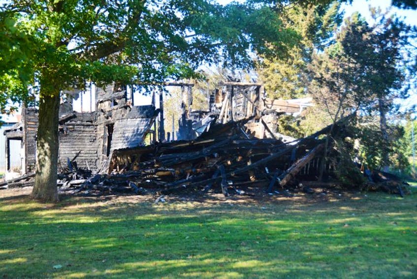 A man and his six dogs are safe following a fire Sunday that destroyed his home in Margate.