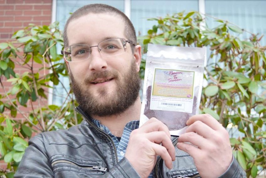 Adam Stewart of Charlottetown has brought a new product to P.E.I. called Reason to Season. Adam and his mother, Wendy Stewart, worked in creating this original wine-seasoning rub that is made with fermented grapes and can be used on beef, ribs, chicken and lamb.