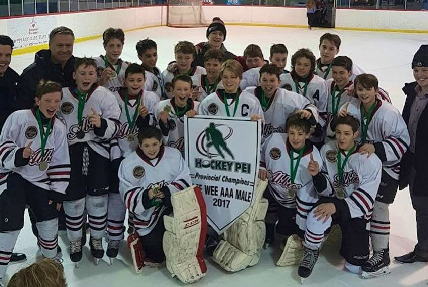 The Charlottetown Abbies leave today for Conception Bay, N.L., where the Bell Aliant Peewee AAA Hockey Atlantic Championship begins on Thursday.