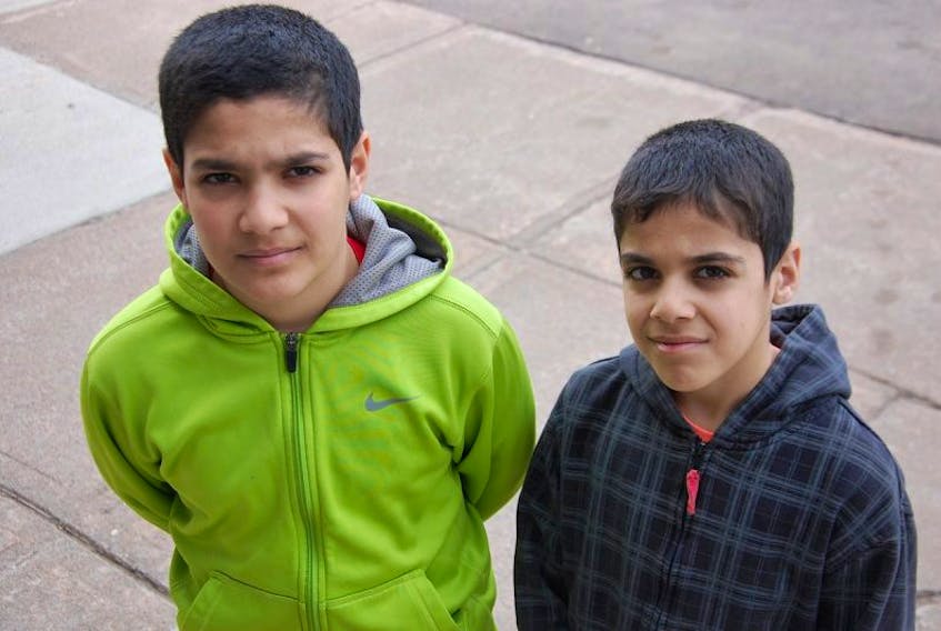 Ziyad Salman, left, and his brother, Omar, are pleading for the public’s help to bring their father to P.E.I.