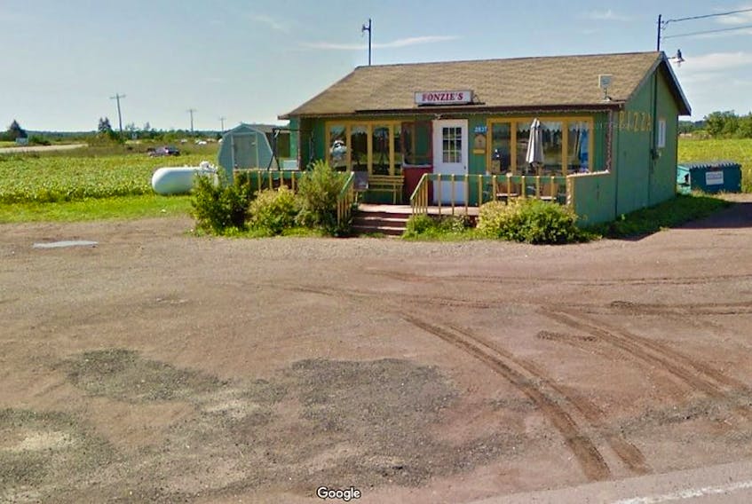 Google Street View of Fonzie's Pizza and Take-Out.