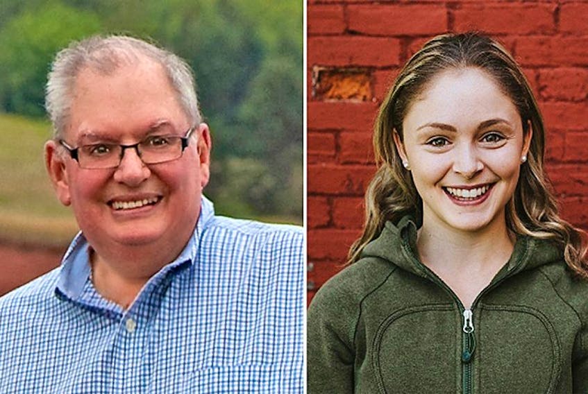The late Tom DeBlois, left, and 18-year-old Lacey Koughan of Charlottetown will receive the 2017 Canadian Red Cross Humanitarian Awards for Prince Edward Island.