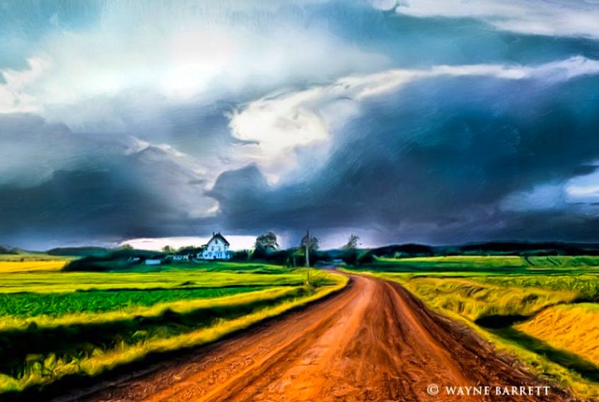 Storm over Red Road, Tryon, Prince Edward Island
