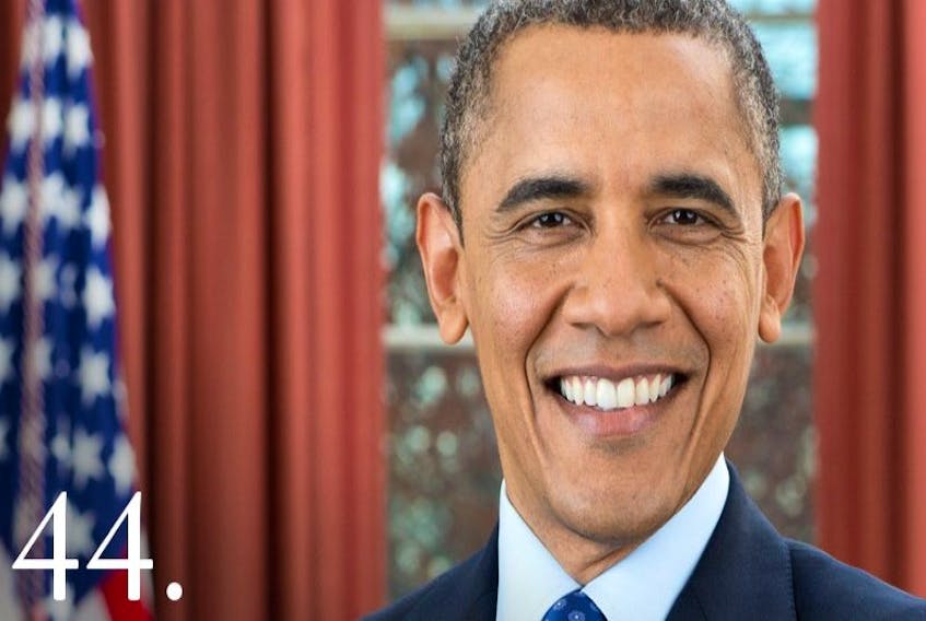 Bidding President Barack Obama adieu.