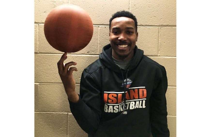 Island Storm guard Rashad Whack keeps the basketball in motion after a recent practice. The 26-year-old returned to Storm earlier this month after a season with BC Winterthur of the LNAM in Switzerland.