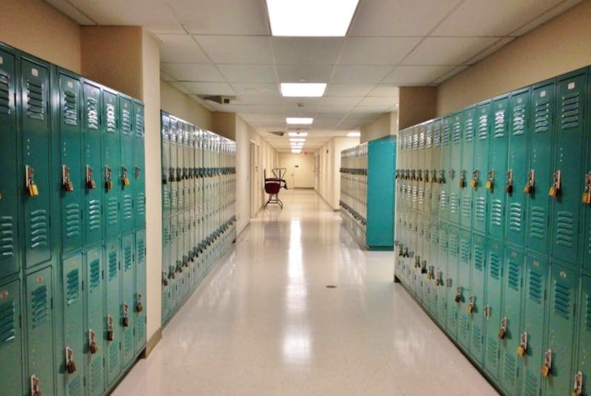 The halls of P.E.I. schools are empty due to the Easter Monday holiday today.