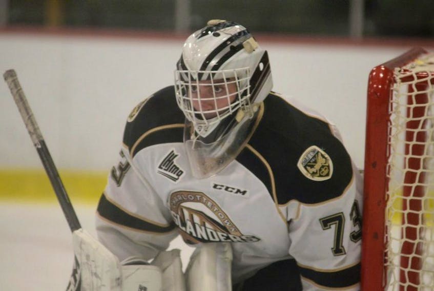 Marc-Antoine Dufour was released from training camp Sunday by the Charlottetown Islanders, but he will be an junior A affiliate player with the major junior squad.
