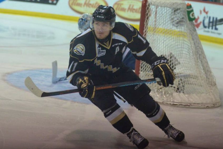Charlottetown Islanders forward Daniel Sprong is currently working his way back to the ice with the Pittsburgh Penguins. Fiddler speculates he could return to the Islanders lineup in the near future.