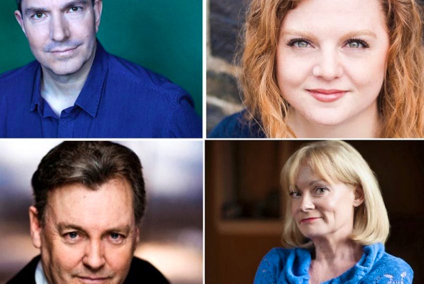 Jerry Getty, top left and Leah Pritchard, top right, along with Ian Deakin and Gracie Finley, are among the perfomers set for this season at the Watermark Theatre in North Rustico.