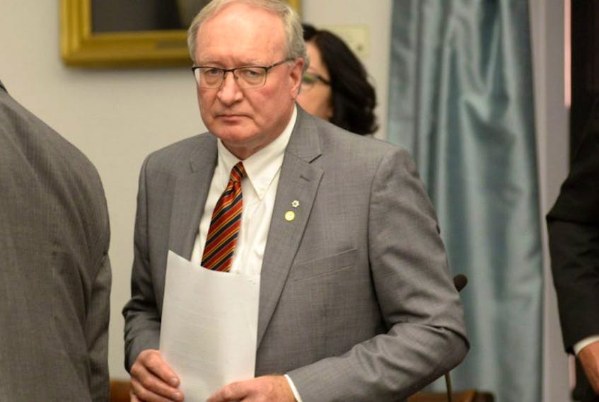 FILE PHOTO: Premier Wade MacLauchlan in the legislature earlier this session.