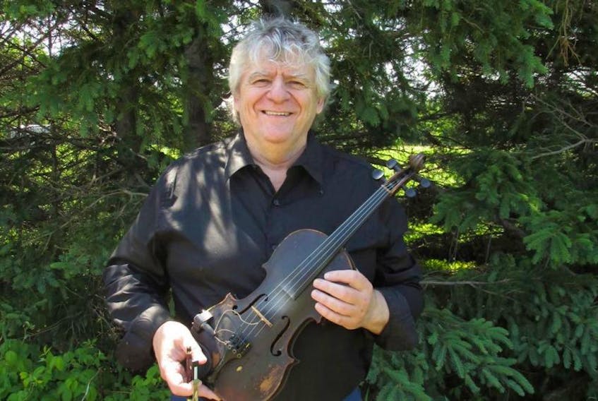 Gary Chipman, P.E.I. fiddler, presents a tribute to Don Messer at Harbourfront Theatre.