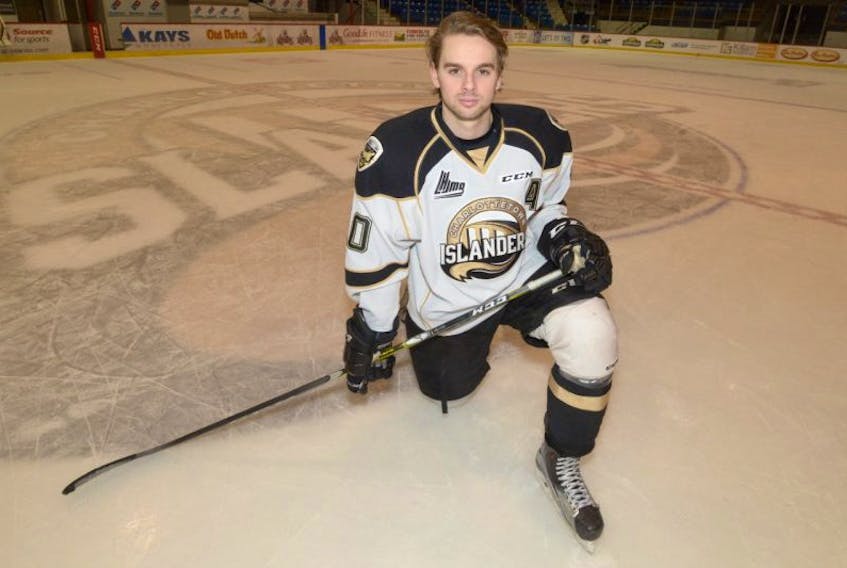 Kameron Kielly was an assistant captain with the Charlottetown Islanders during the 2016-17 season.