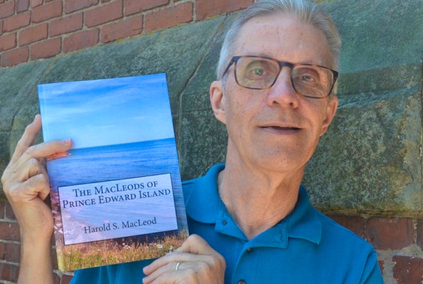 Selkirk Stories publisher John Westlie holds a copy of the revised edition of “The MacLeods of Prince Edward Island”. The book will be launched on Saturday, July 22, 2 p.m., at the Montague Rotary Library.