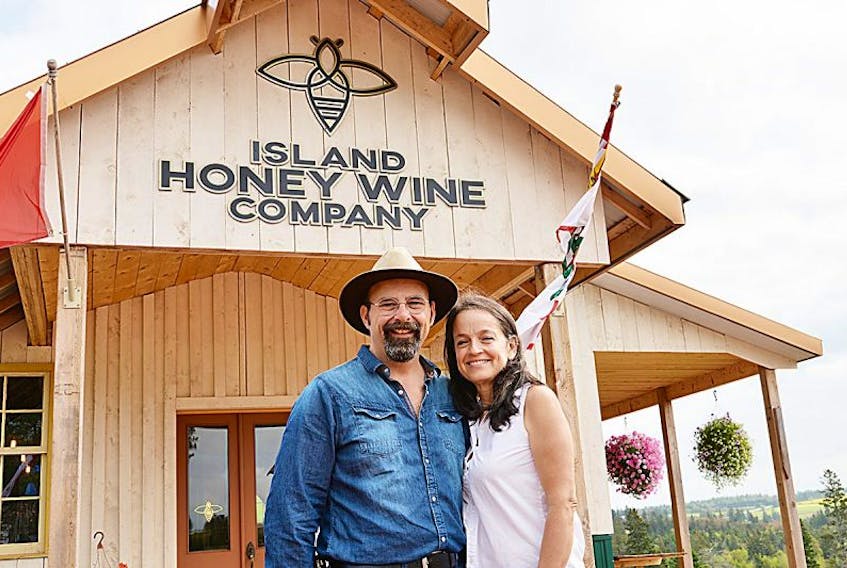 Charles and Laura Lipnicki are getting ready for today’s official opening of their honey wine business.