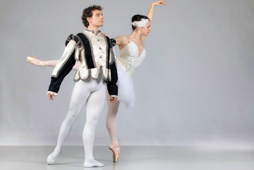 Dancers from Ballet Jörgen are shown in a scene from “Swan Lake”. The ballet comes to the Harbourfront Theatre on March 31.