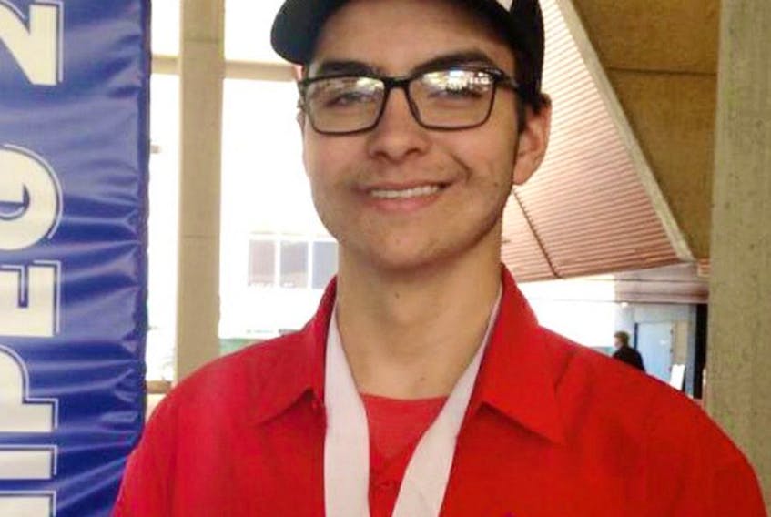 Jack MacPhail, a student at Bluefield High School, won a national bronze medal at the recent Skills Canada competition in Winnipeg.