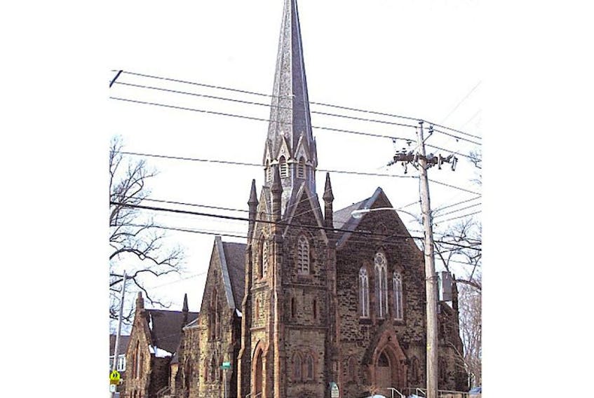 The Kirk of St. James Presbyterian Church on the corner of Fitzroy and Pownal streets in Charlottetown.