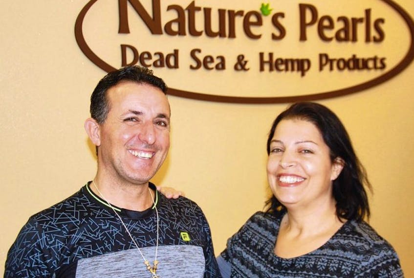 Gilad and Liat Ifrach recently opened a store in Charlottetown selling hemp and Dead Sea natural health products. The proven entrepreneurs moved from Israel to P.E.I. with their six children one year ago.