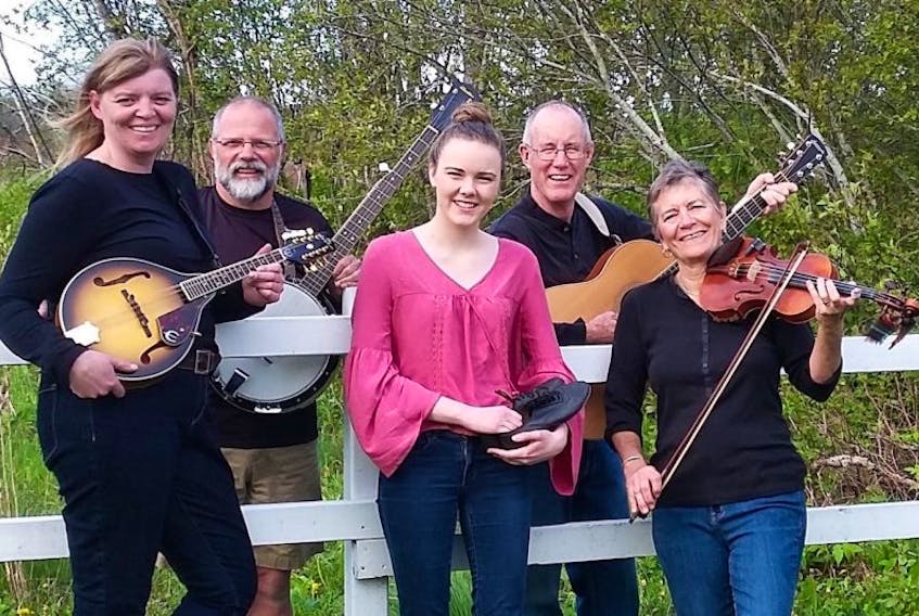 The Long River Players will be the musical guests at the July 26 edition of Ceilidh in the City at the Jack Blanchard Family Centre in Charlottetown.  From left are Gayle Murphy, Gary Arsenault, Cindy Blanding and Pete Blanding.