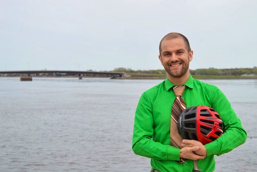 Josh Underhay, of Charlottetown, was thrilled to hear that a new active transportation lane will be built along the Hillsborough Bridge. The province announced Thursday that in conjunction with the new wastewater delivery pipeline from Stratford to Charlottetown, a separate lane will be created to allow walkers, joggers and cyclists to safely traverse over the bridge.